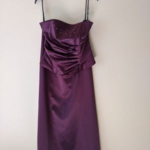 Purple two piece dress